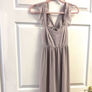 Show Me Your MuMu Gray Maxi Dress